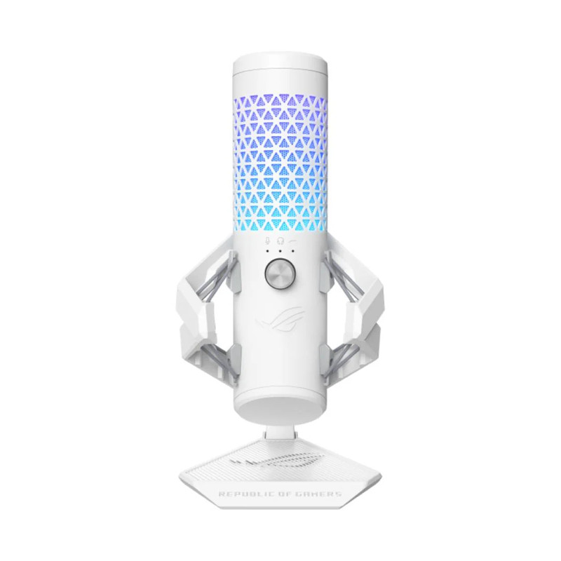 Asus ROG Carnyx Professional Cardioid Condenser Gaming Microphone - White - ميكروفون